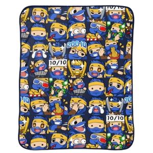 NWT Ninja "Game Time" The Influencer Plush Throw 46in x 60in